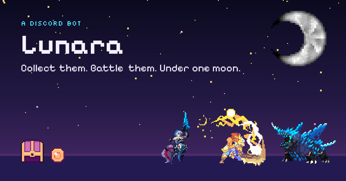 Lunara Live: Pixel Gacha RPG on Discord